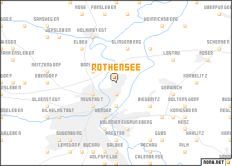 map of Rothensee