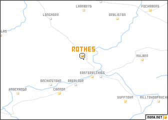 map of Rothes