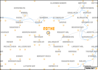 map of Rothe