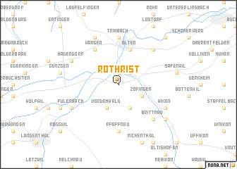 map of Rothrist