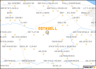 map of Rothwell