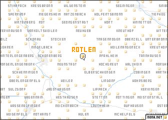 map of Rötlen