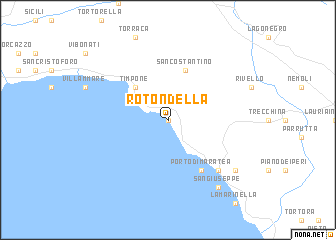 map of Rotondella