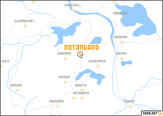 map of Rotongaro