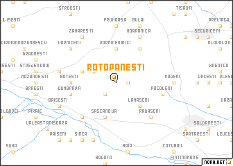 map of Rotopăneşti