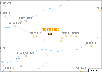 map of Rotozino