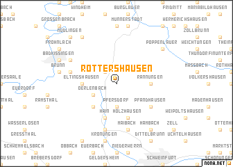 map of Rottershausen