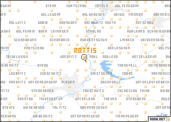 map of Röttis