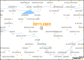 map of Rottleben