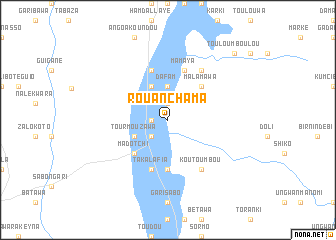 map of Rouan Chama