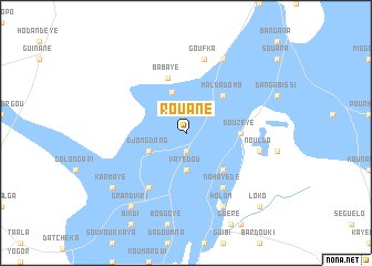 map of Rouane