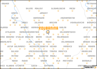 map of Roubanina