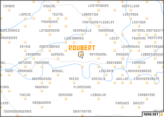 map of Roubert