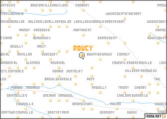 map of Roucy