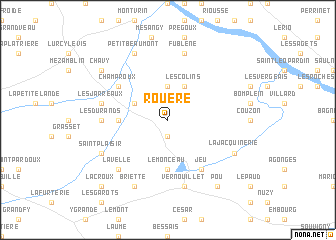 map of Rouère