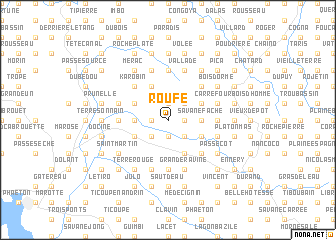 map of Roufe