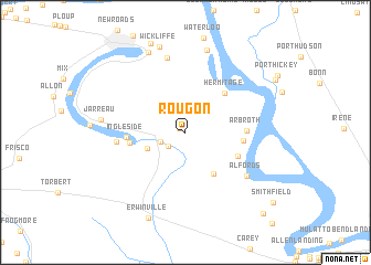 map of Rougon