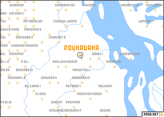 map of Rouhādaha