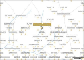 map of Roundouna