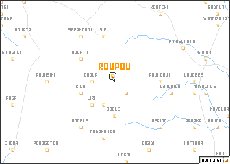 map of Roupou