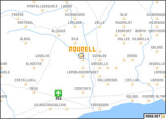 map of Rourell