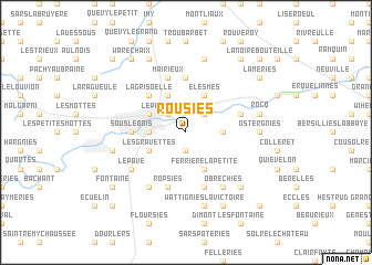 map of Rousies