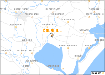 map of Rous Mill