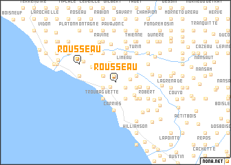 map of Rousseau