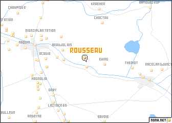 map of Rousseau