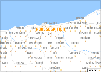 map of Roussospítion