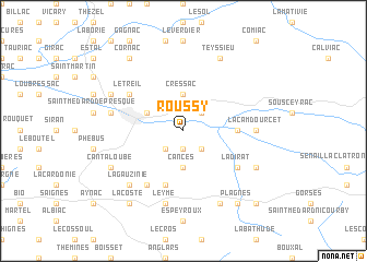 map of Roussy