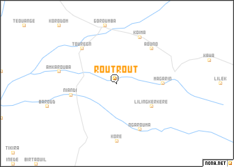 map of Rout Rout