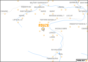 map of Rouze
