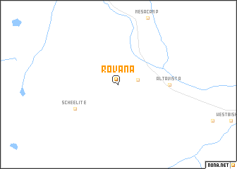 map of Rovana
