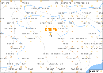 map of Røved