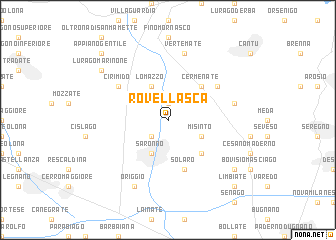 map of Rovellasca