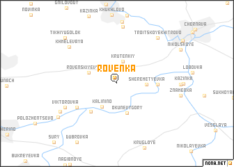 map of Rovenka