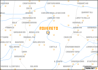 map of Rovereto