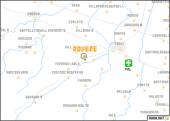 map of Rovere