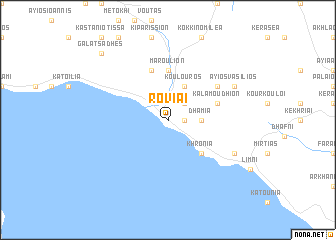 map of Roviaí