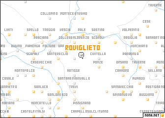map of Roviglieto