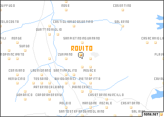 map of Rovito