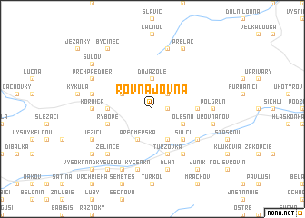 map of Rovnajovna