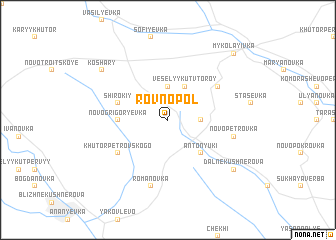 map of Rovnopolʼ