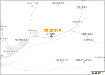 map of Rovnoye