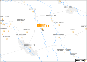 map of Rovnyy