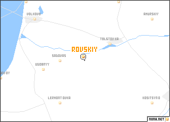 map of Rovskiy