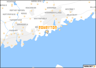 map of Rowayton