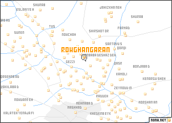 map of Rowghangarān