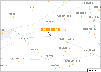 map of Rowsburg